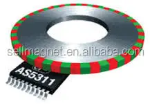 Customized Multipoles Ultrathin Rubber Encoder Magnet Ring 32 64 128 Poles Encode Magnet for Ichaus 128 Chip Encoder Robot
