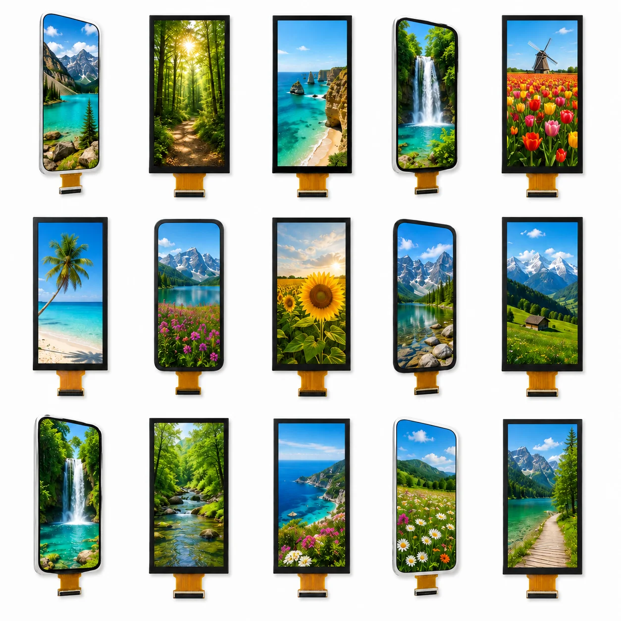 Custom Full Lamination 0.99 - 17.3 Inch IPS Touch LCD Screen Display Module for Automotive Display Smart Home