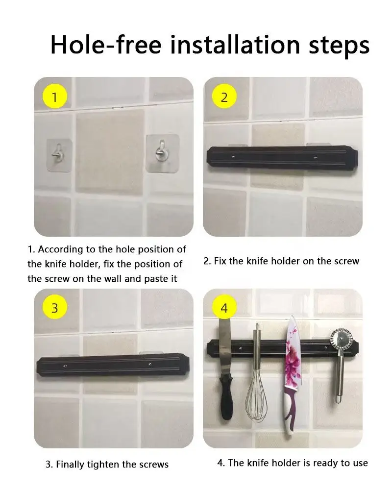 Лидер продаж аксессуары для кухонных ножей волшебный металлический нож магнитный