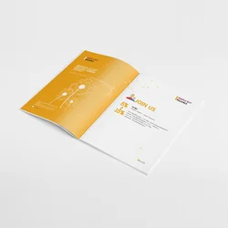Custom High Quality Booklet Folded Fancy Brochure  Leaflet Flyer Catalog Printing