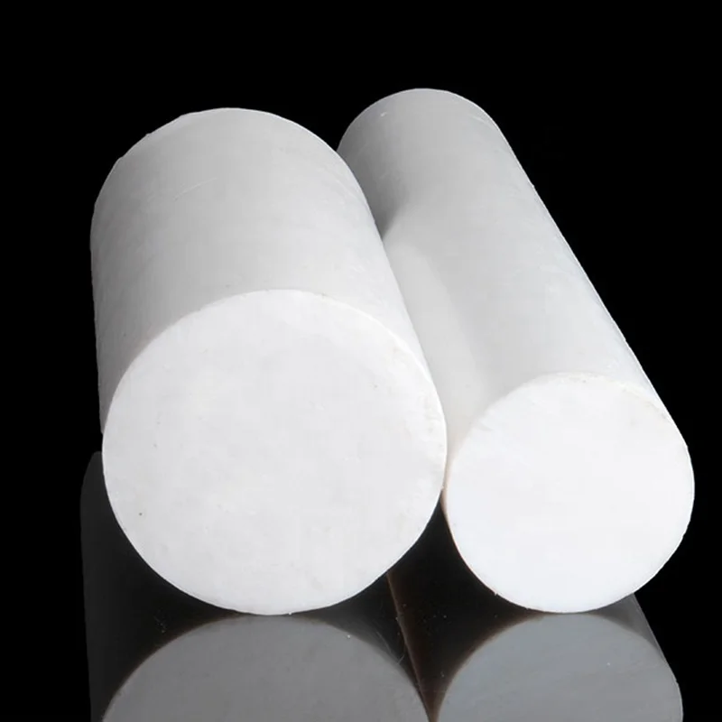 High Temperature Resistance  100% Virgin Best White Plastic Chemical Resistant Extrude Rods PTFE Rod