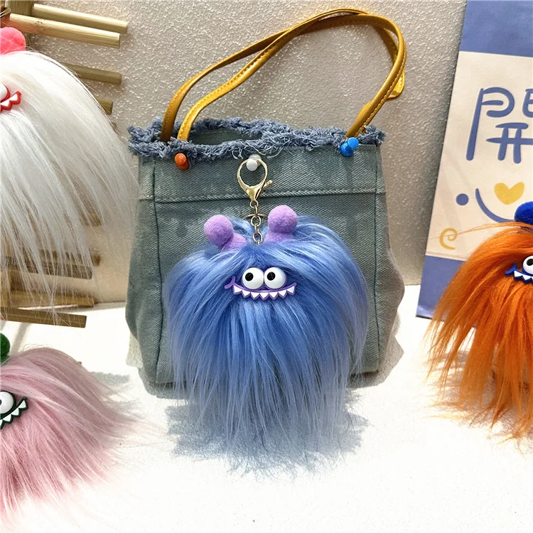 THE MONSTER ぬいぐるみキーホルダー Cute Monster Plush Keychain Toy for Gifts & Promotions - OEM