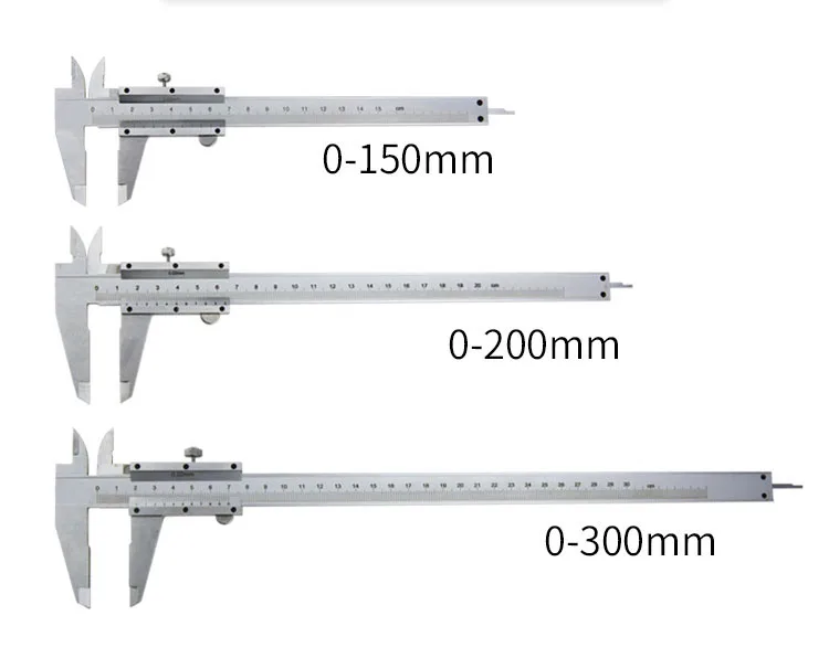 Durable Vernier Caliper Steel Inner/outer Diameter Measuring Gauge