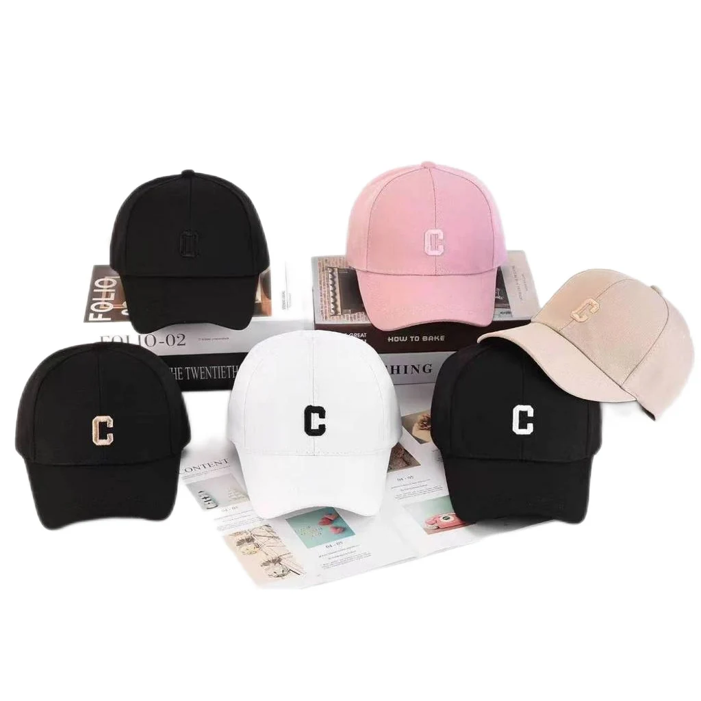 Mens Caps Unstructured Baseball Caps Hat  velcro Strap Back