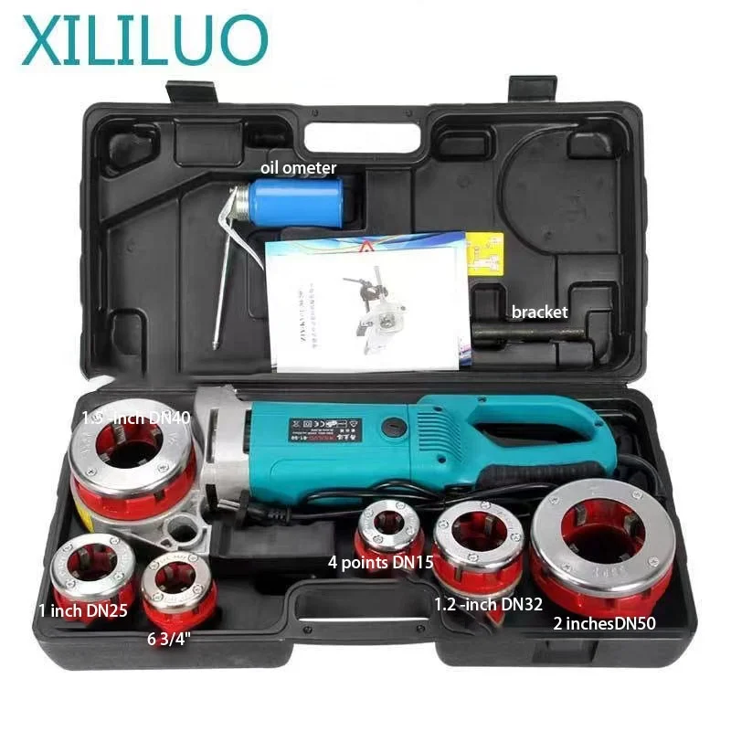 Удобная ручная электрическая резьбонарезная машина 2-Дюймовая трубчатая с 6