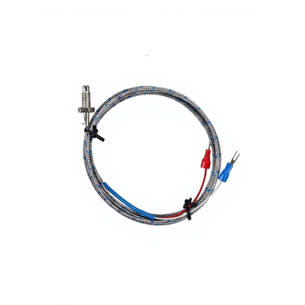 M6/M8 Screw Type Thermocouple Sensor Metric & UNC Thread Options Fast Response High Precision Anti-interference Temp Transducer