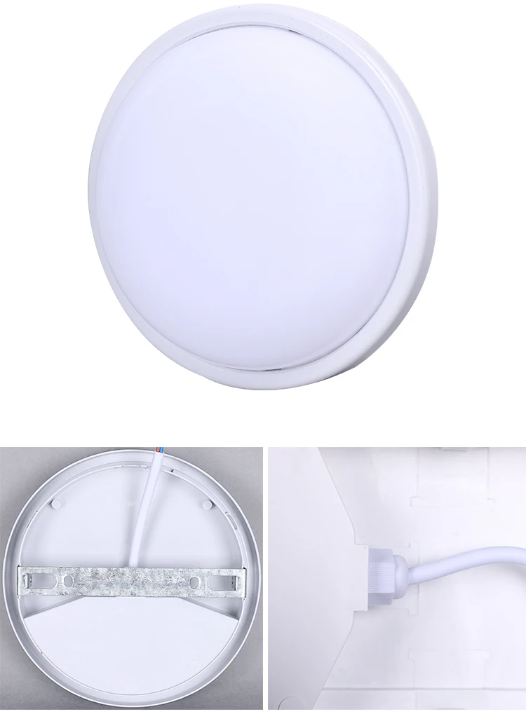 High Quality And Cheap Price 15w 20w Oval Moisture-proof Light Round Led Moisture -proof Lamp