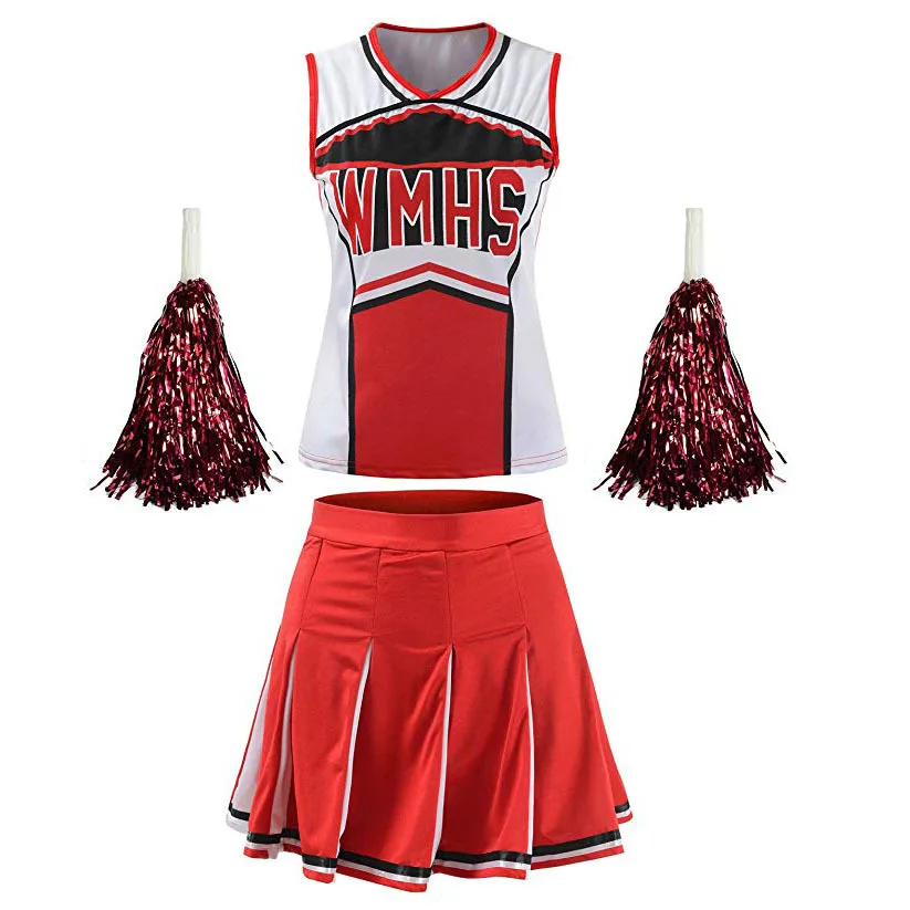 2021 New Sublimated Cheerleader Costume Cheer Girls Uniform Wholesale Cheer Leading Uniforms 