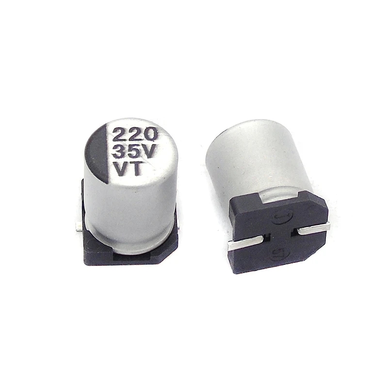 SMD Chip Aluminum Electrolytic Capacitors 35V 220UF 8x10.5mm