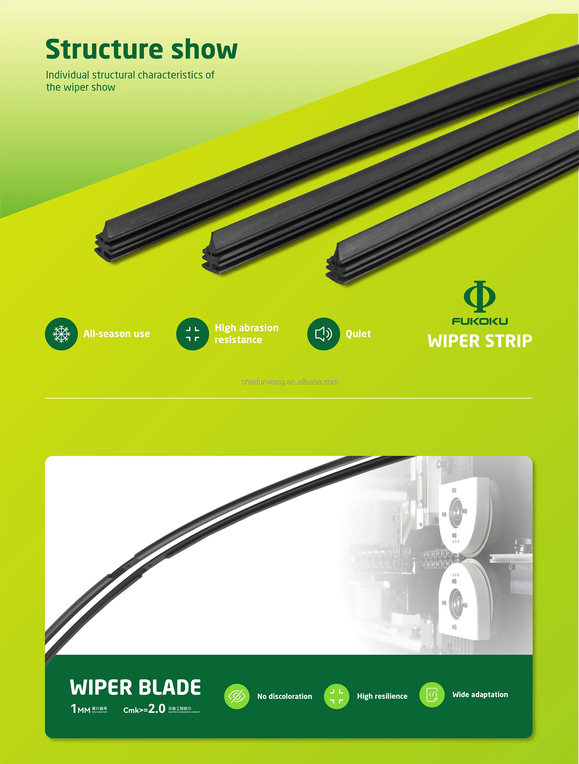 Oe Supplier High Quality Windscreen Wipers Frameless Car Rain Wiper