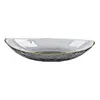 Gray boat shape with gold edge