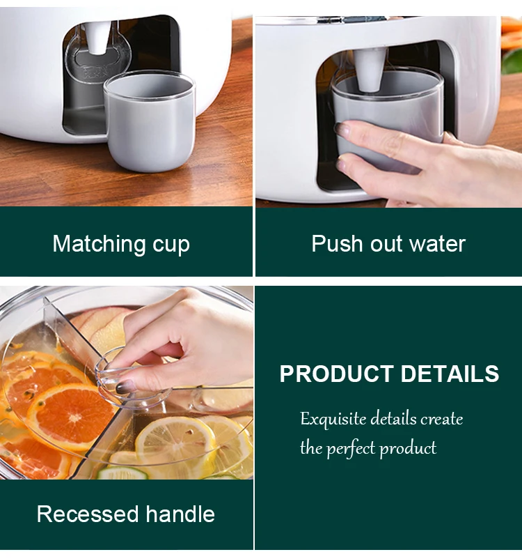 Home Party Commercial Iced Drink Dispenser Cooler Automatic Fridge