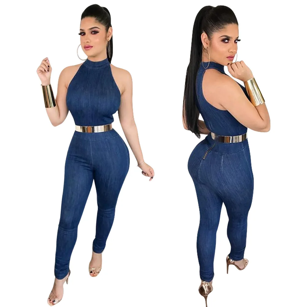 Womens Jumpsuit Denim Jumpsuit Jeans 