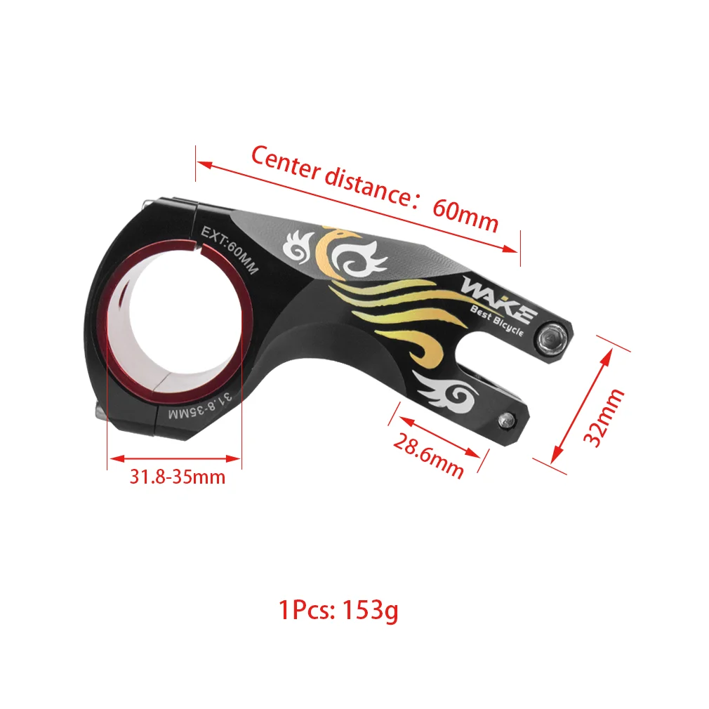 LUNJE 31,8 X 35 Mm Guidon De Vélo Potence Courte Riser En Alliage D Velo Rouge 95055668
