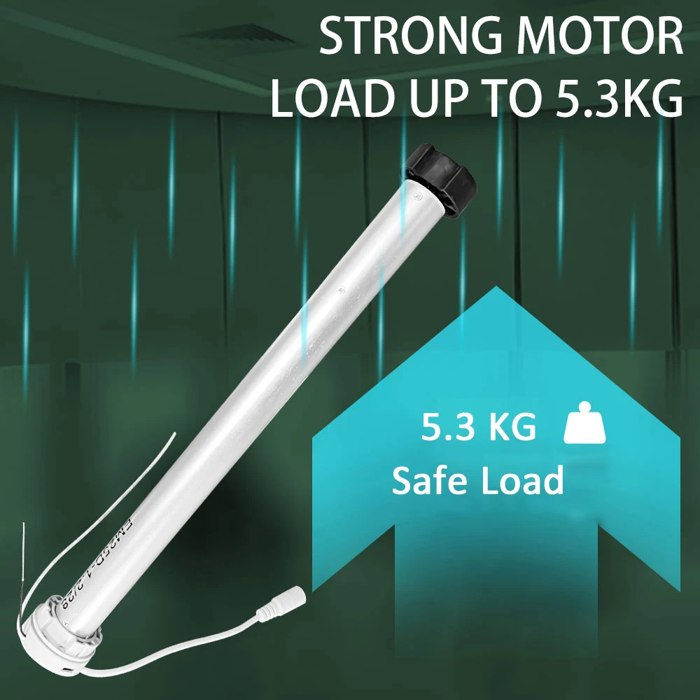 Lifelibero Tuya Home Smart Office Mini Curtain Control System 38mm Tube Automatic Roller Shutter Electronic Shade Motor Zebra