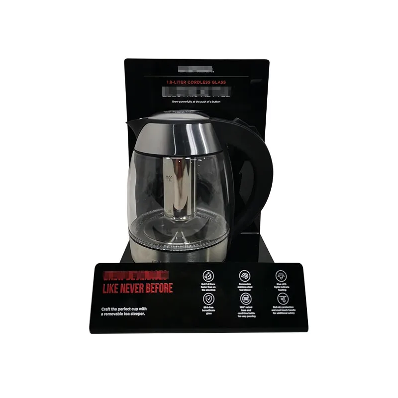 Highend Customization Acrylic Electric Kettle Display Stands Kitchen