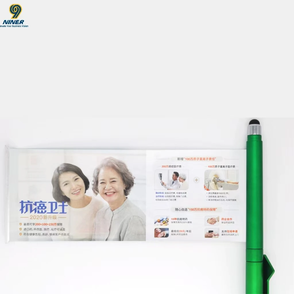 Customized Advertising Paper Pens, Creative Gift Pens, Metal Pull Pens, Enterprise logo Customization preview 4
