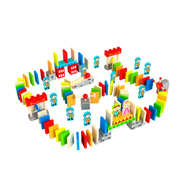 TOOKY TOY Classical  Educational Wooden Building Block Set 50PCS for Toddles
