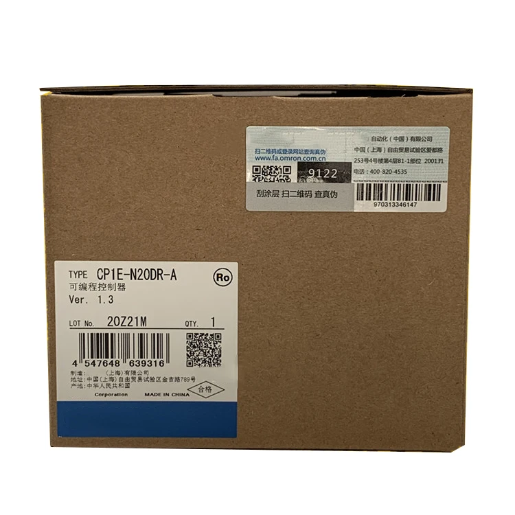 new original cp1e na20dr a omron cp1e series plc controller core control component for small industrial automation equipment and production lines-1