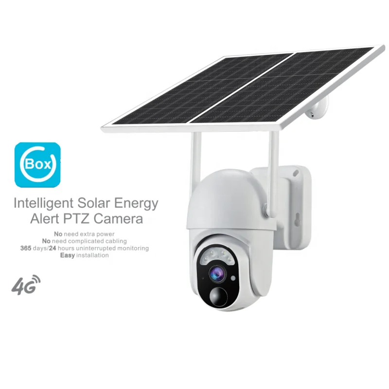 Powered Smart Surveillance Rotating Ip Ptz Solar System Wireless Cctv Wifi Outdoor System Home Security Cameras for the House