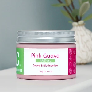 OEM/ODM Dual Action Pink Clay Mask Detoxifying and Brightening Face Treatment with Guava Antioxidants Non-Comedogenic