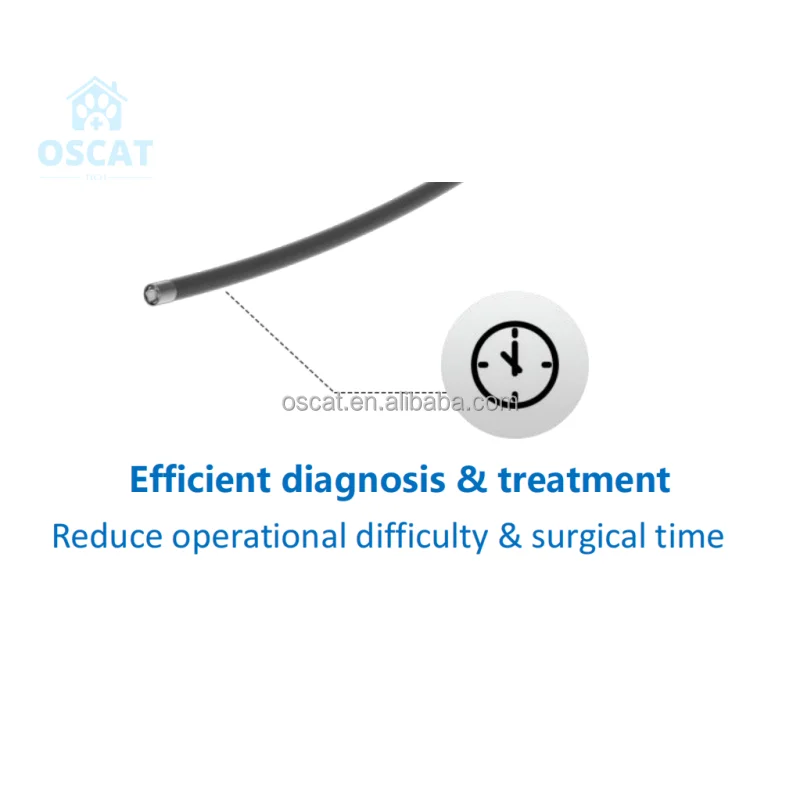 OSCAT Veterinary Equipment RAE-201 Portable Veterinary Flexible Otoscope HD Vet Otoscope for Pet Ear Health Monitor
