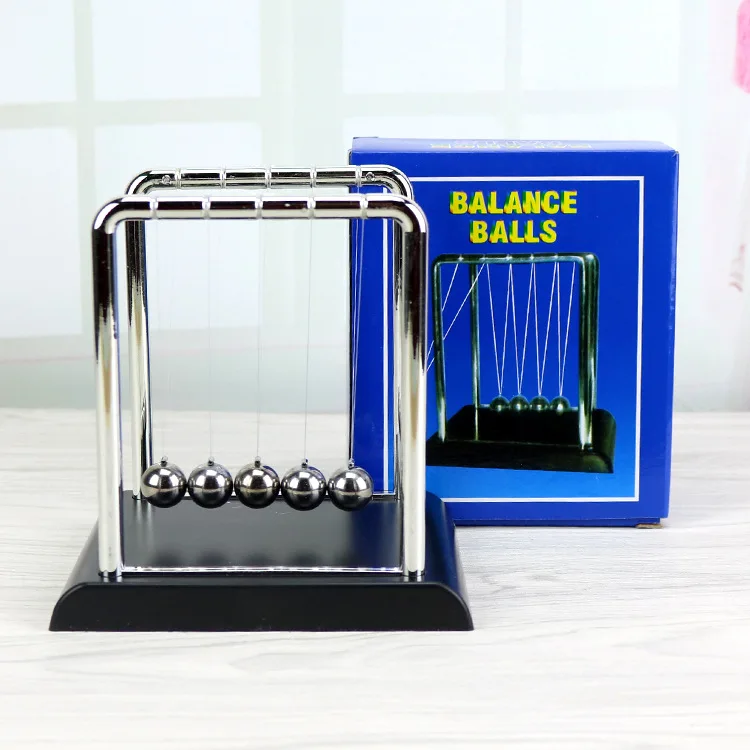 Simple Magnetic Physical Newton Swing Pendulum Wave Ball Experiment Physics  Toy Newton Balance Friction Ball  Toys Decoration