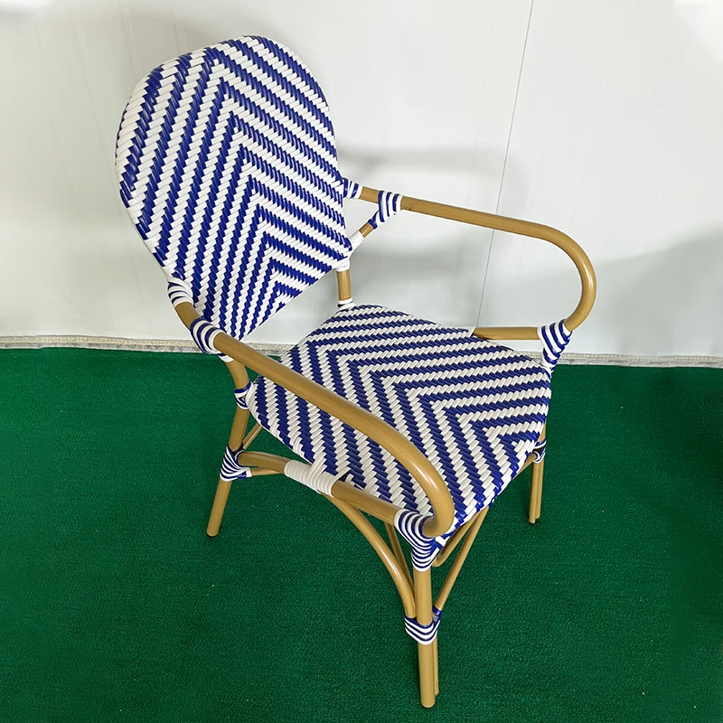 Juecheng High Back Nordic Rattan Outdoor Chairs Simple Outdoor