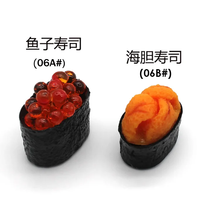Японская модель искусственной еды, имитация икры, водорослей, рулон, суши, магнит на холодильник