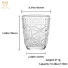 Transparent,310ml water cup