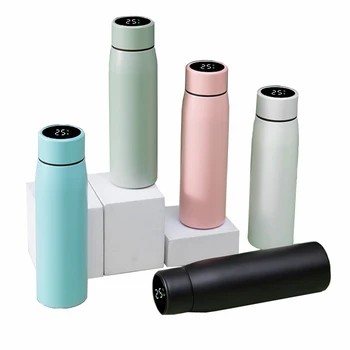 Stainless Steel Water Bottle Smart Water Bottle with Temperature Display Thermo Flask