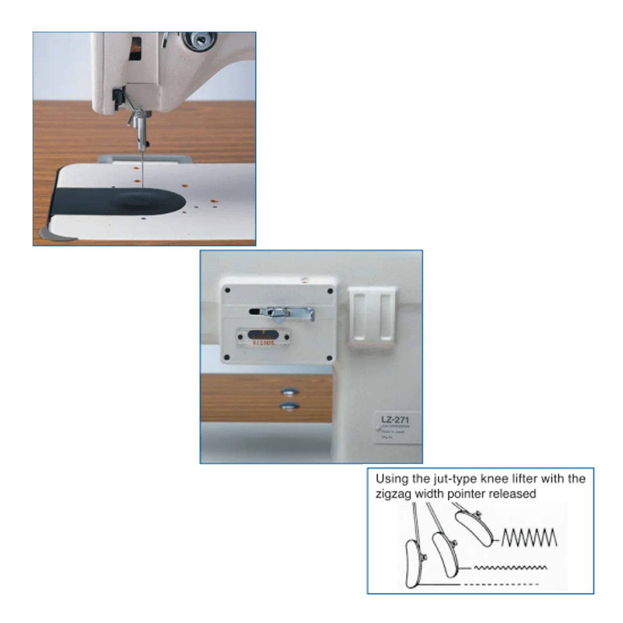 Jukis LZ-271 Multi Function Zigzag Sewing Machine - High-Speed