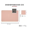 Pink and gray (placemat and coaster set)