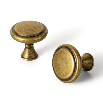 Chinese Factory Simple Mushroom-Style Hardware for Cabinets & Doors Zinc Alloy Knobs for Drawers & Dressers for Bedroom Use