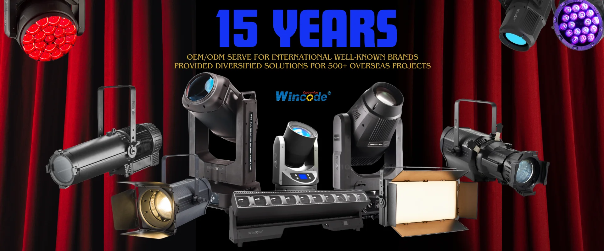 500W LED Moving Head Light with Beam Wash Spot 3in1 and 270° Tilt for Dynamic Lighting Effects