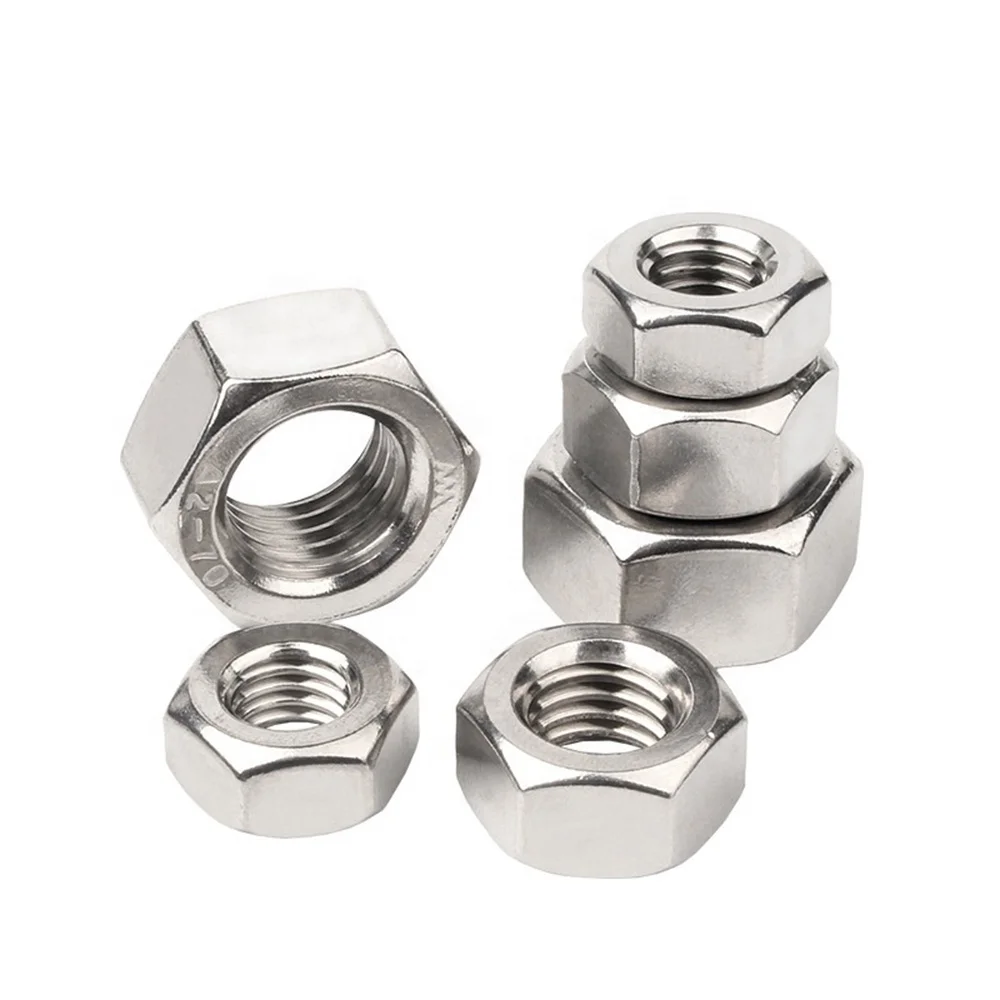 Factory Custom Grade 12.9 10.9 Wholesale Stainless Steel Hex Revit Nut M21 2h Happy Bmx Private Label Dishes Luxury Nuts 100g