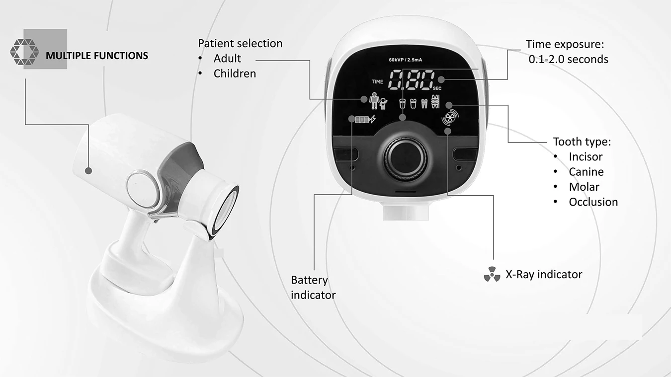 High Frequency Digital Portable Intraoral Xray Dental Xray Machine For