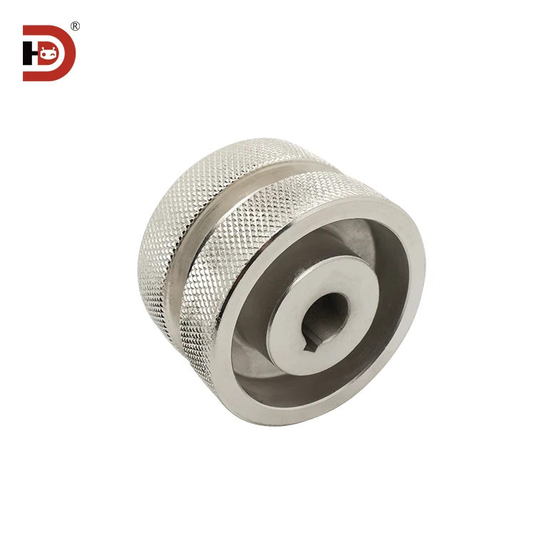 80 * 48mm Aluminum Head Wheel Translation Machine Belt Drive Guide Wheel Nylon Wear-resistant 60 * 48 Active Driven Wheel supplier