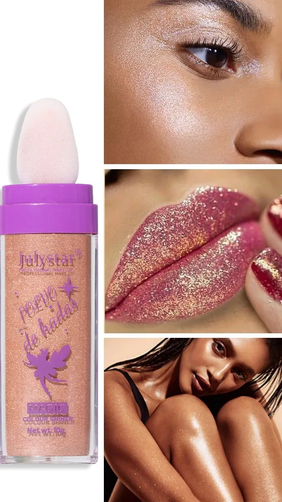 Brillo Corporal Fairy Glitters Powder Face Dust Highlighter Makeup