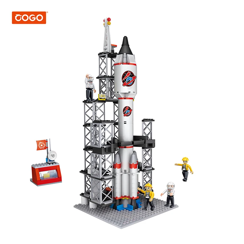 COGO 309 PCS Kids Building Blocks Rocket Space Set - Creative