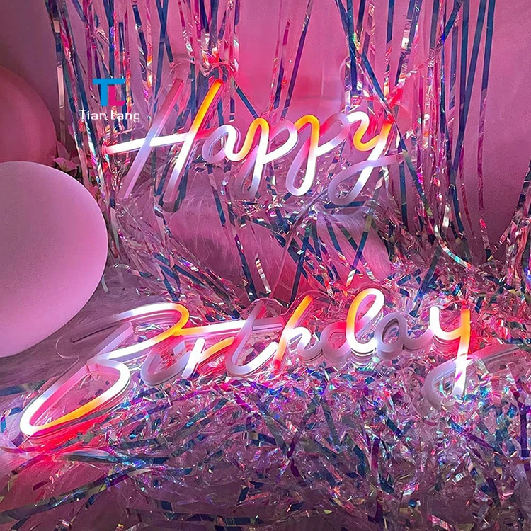 product smart dimmable switch rgb colorful led neon light signage party wall decor happy birthday dream color neon signs-5