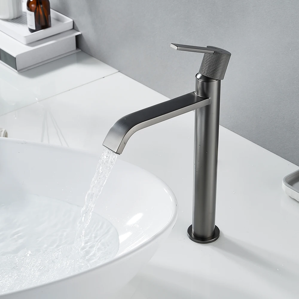 Momali Factory Wholesale Price Knurl Metal Gun Brass Lavabo Faucet ...