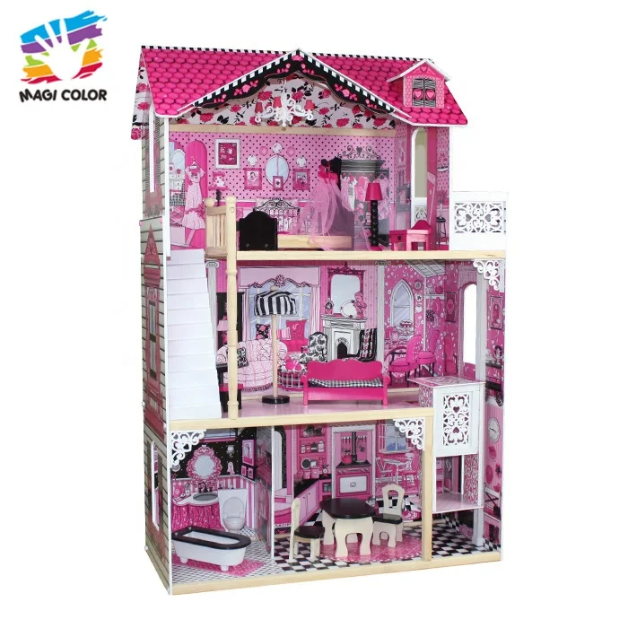 PERZOE Simulation Doll House Music And Light 3D Folding Early Education  Entertainment Baby Pretend Toy Cooking Coffee House Toy Baby Products 