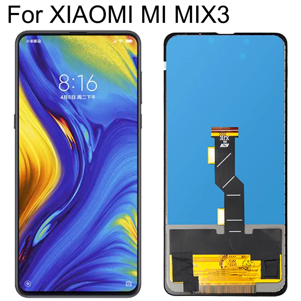 Quality Assurance mobile Phone Touch Screen Phone Repair Parts For Xiaomi MIX 3 LCD Display Complete