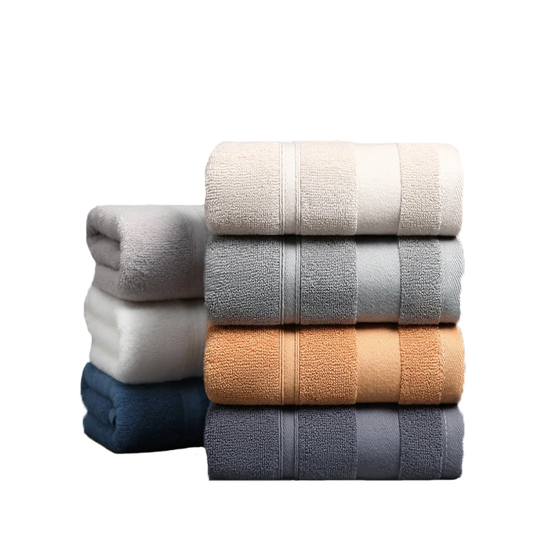 Towel set pure cotton thickened independent packaging can not drop wool absorbent towel