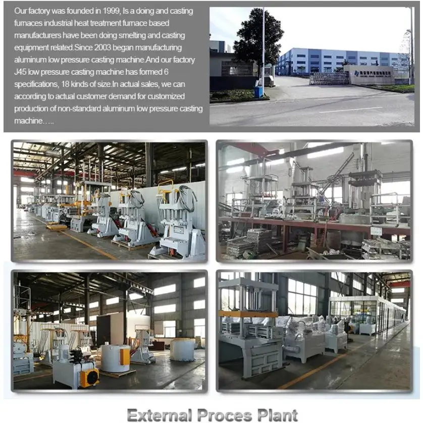 Aluminum Continuous Casting Machine Price Low Pressure Ingot Casting Machine