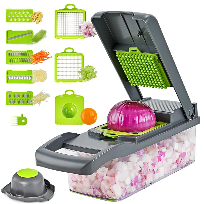 1 Set 15in1 Multifunctional Vegetable Chopper Pro Food Chopper