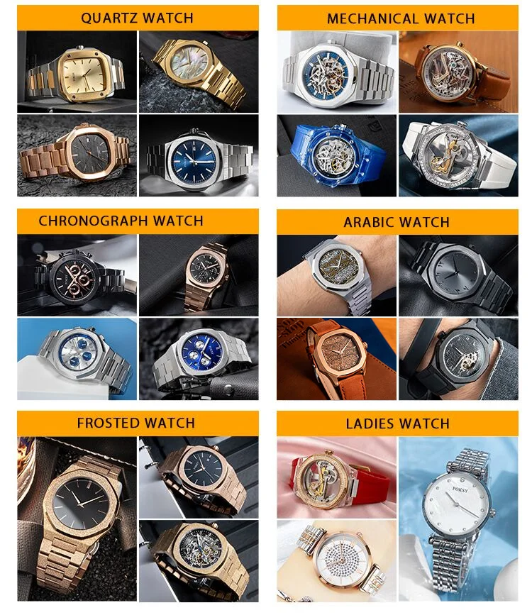 Oem Odm Wrist Watch Men Stainless Steel Private Label Waterproof Luxury ...