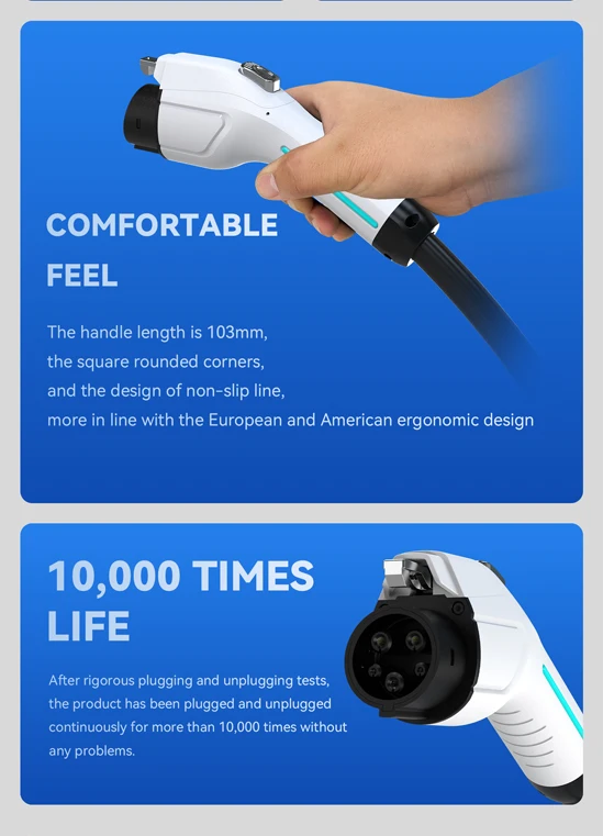 Shineyou 60a Ac Type 1 Ev Plug(sae J1772) Ev Charger Compatible Charger