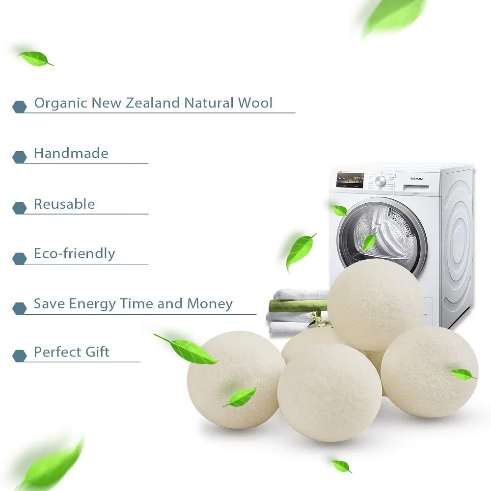 Premium White New Zealand Organic Sheep Felt Tumble Wool Dryer Ball Wool Dryer Ball Buy Wool
